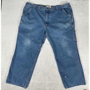 Vintage Big Mac Jeans Mens 52x32 Carpenter Straight Mid Rise Workwear Fits 50x32